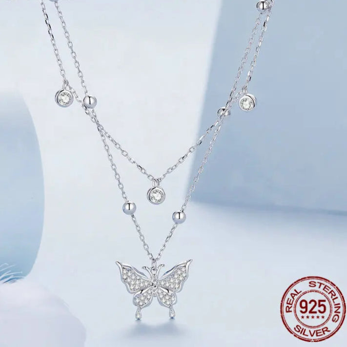 Butterfly Pendant Necklace