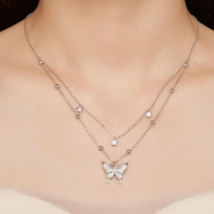 Butterfly Pendant Necklace