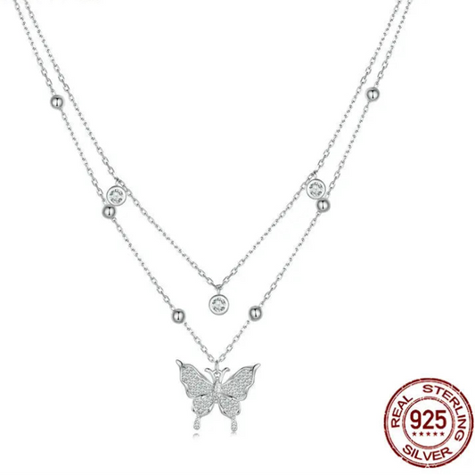 Butterfly Pendant Necklace